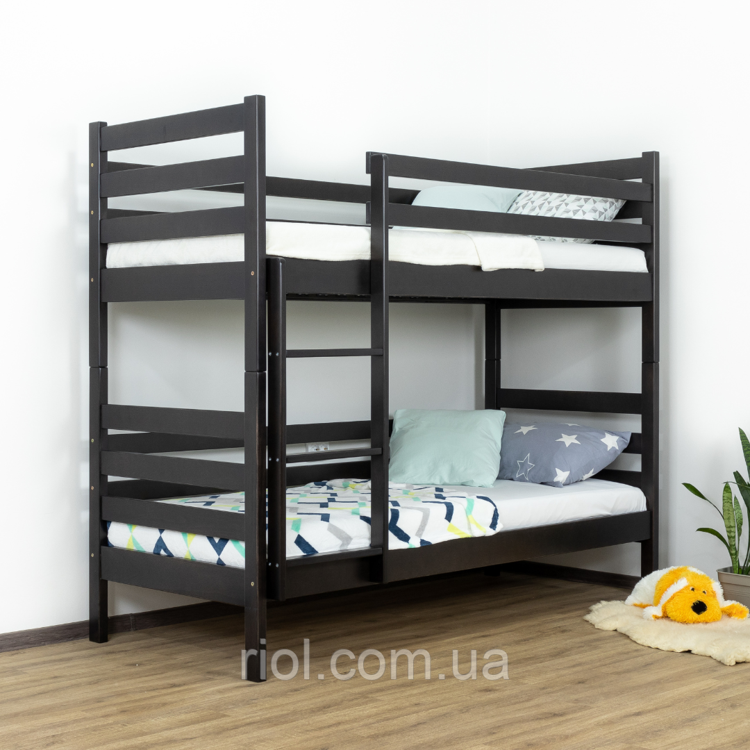 Двох'ярусне ліжко трансформер Шрек з масиву бука, фото 1