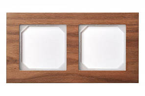 Рамка дерев’яна 2 пост горіхове дерево Epsilon