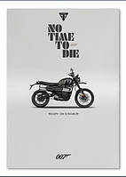 Постер на металле "No time to die"
