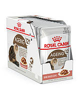 Влажный корм Royal Canin Ageing 12+ для кошек старше 12 лет 12шт*85 г в соусе