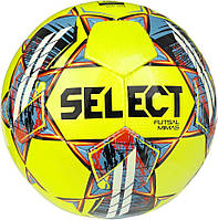 М'яч футзальний SELECT Futsal Mimas (FIFA Basic) v22 жовтий/білий Уни 4 (105343-372-4)