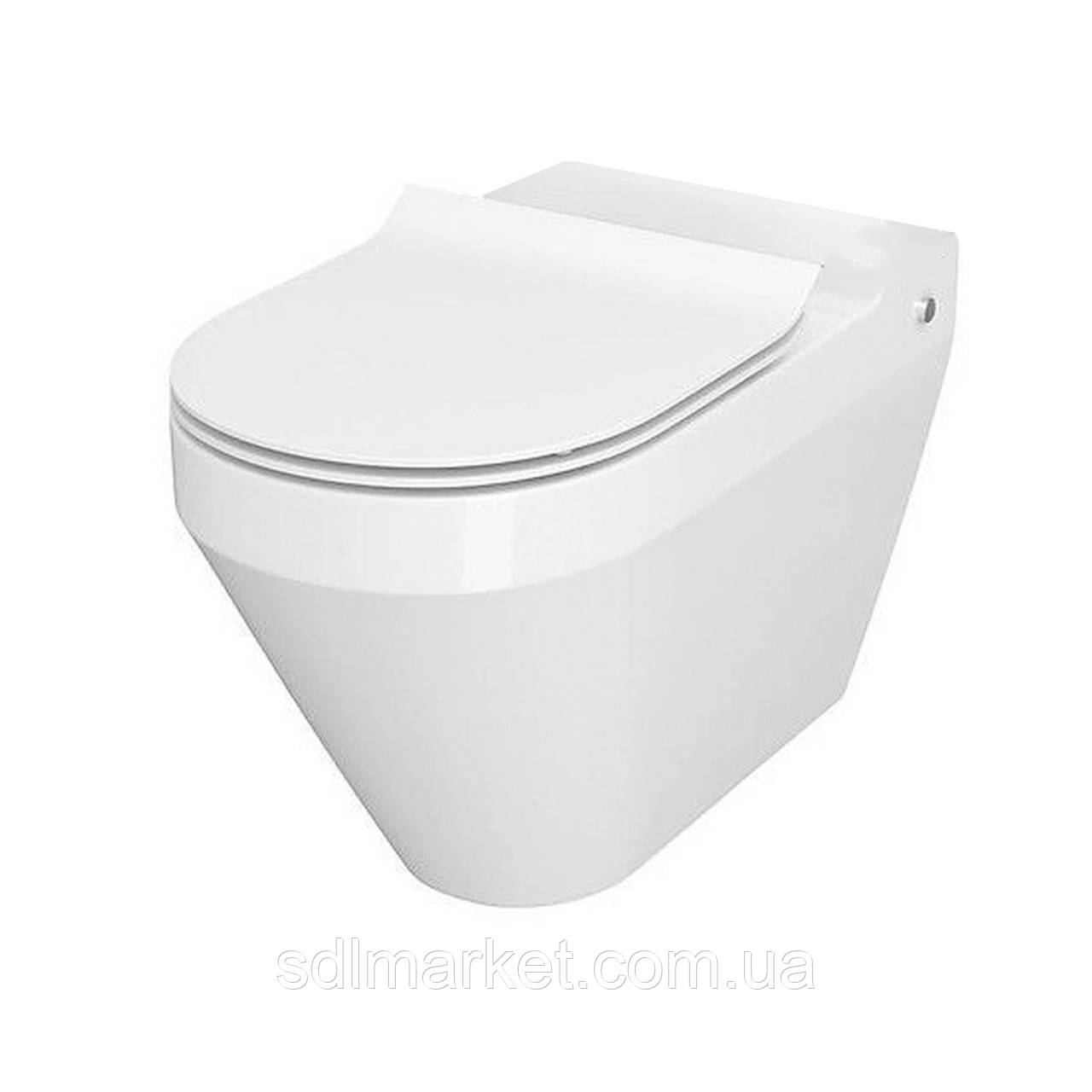 Унітаз компакта Cersanit CREA 010/020 OVAL з сидінням дюропл SLIM LIFT