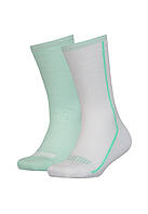 Носки Puma Girls' Mesh Socks 2-pack 31-34 light green/white 104006001-011