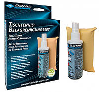 Набор для чистки ракеток Donic Cleaning set (foam cleaner 100 ml + sponge in a box) (828529)