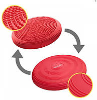 Балансировочная подушка сенсомоторная массажная надувная Ø 33 4FIZJO MED+ 4FJ0052 красная