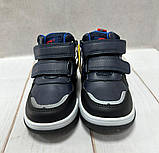 Високі дитячі кросівки черевики Clibee сині р21, фото 4