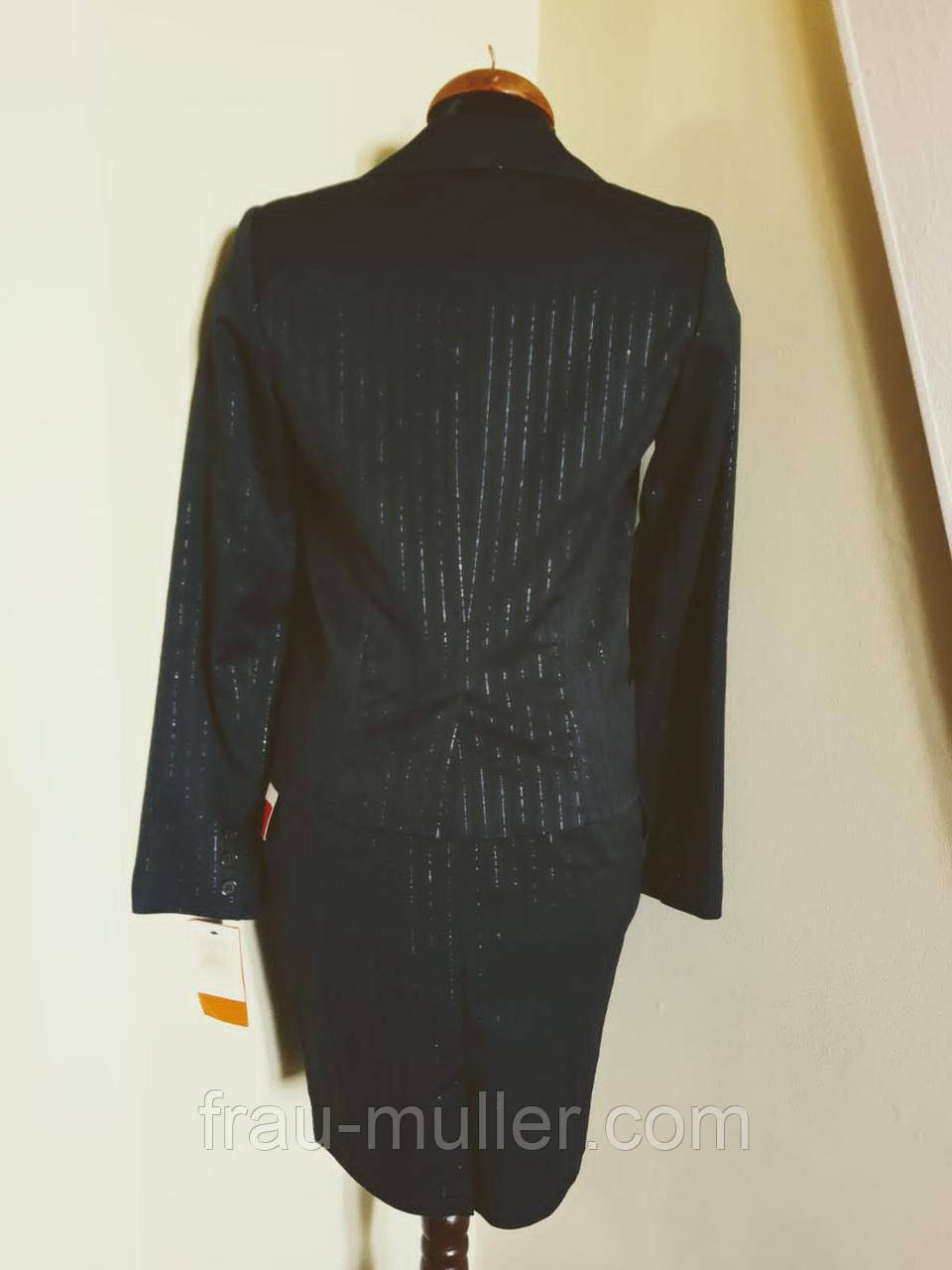 Деловой костюм пиджак и юбка 36 40 с серебристой полоской Sinequanone - фото 7 - id-p191270995