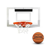 Баскетбольный щит Spalding MINI ARENA SLAM® 180° PRO прозрачный Уни 71x42см 561034CN