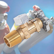 Вентиль латунний пропановий ВБ-2 для балонів високого тиску