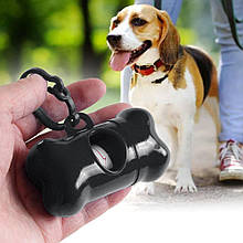 Диспенсер з пакетами PetDog DG-19 для прибирання за тваринами, Чорний