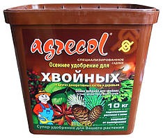 Осіннє добриво для хвойних та інших декоративних кущів Agrecol (Агреколь) 10кг