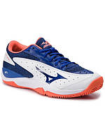 Жіночі кросівки Mizuno Wave Flash clay court білий/синій (45) UK10.5 61GC1922-27 45