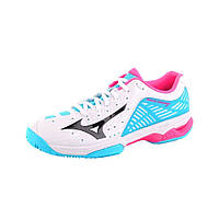 Жіночі кросівки Mizuno WAVE EXCEED 2 CC білий/чорний/синій ATOLL (40.5) UK7 61GC1823-09 40.5