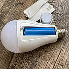 Акумуляторна LED-лампа зі знімними акумулятороми 20Вт LED 2x18650 UKC E27 з гачком, фото 3