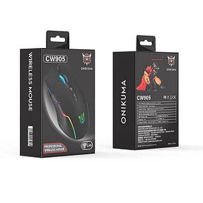 Бездротова мишка ігрова ONIKUMA Gaming CW905 RGB Black N, фото 4