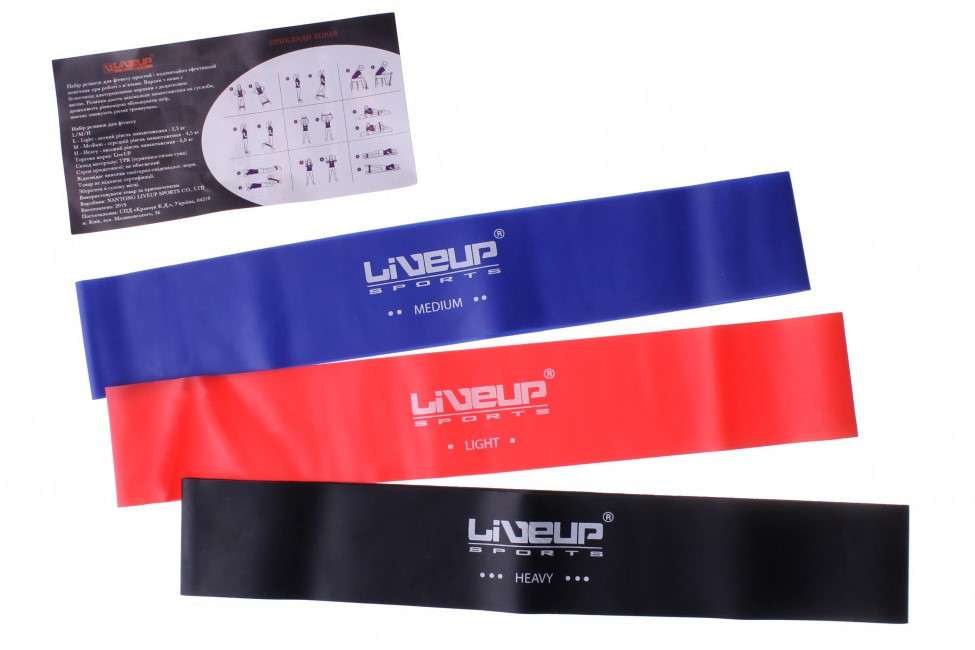 Фитнес резинка LiveUP LOOP BAND красный 600х50х0.4мм LS3653-600Lr - фото 1 - id-p1949977438