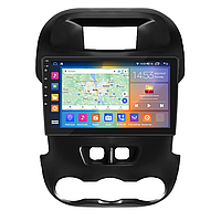 Штатная магнитола Lesko для Ford Ranger III 2011-2015 экран 9" 4/64Gb CarPlay 4G Wi-Fi GPS Prime