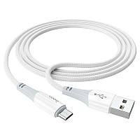 Кабель HOCO X70 Ferry charging data cable for Micro / white