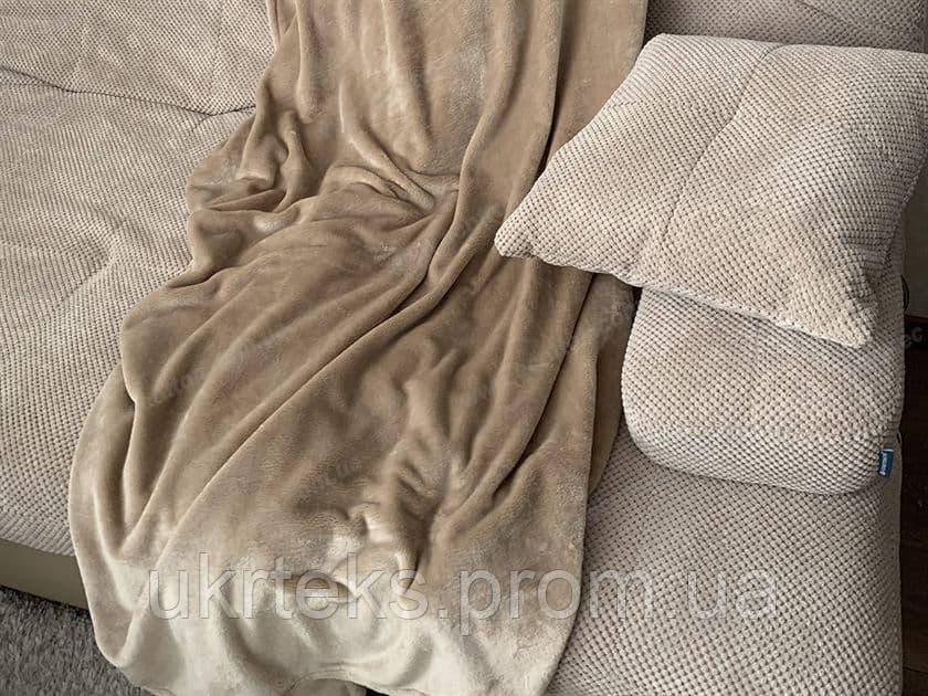 Плед - покрывало Well Soft 200х220 бежевий