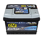 Автомобільний акумулятор ZAP Carbon EFB 60Аh 550А R+ (560 08) (LB2), фото 3