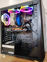 Ігровий ПК 1stPlayer R3-3R1 Color LED Black MT/ Xeon E5-2670 v3/ 16GB RAM/ 480GB SSD/ Radeon RX 580 8GB/ 500W, фото 3