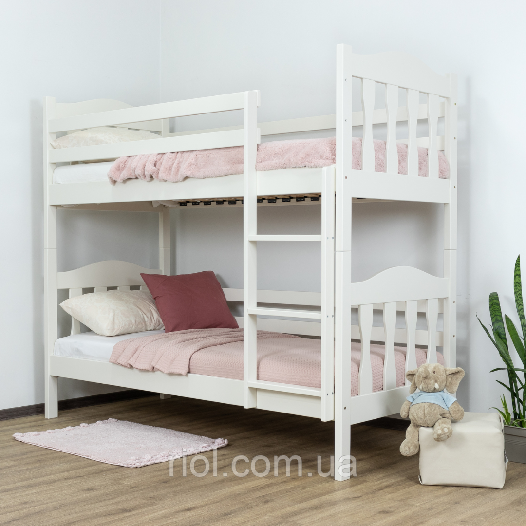 Двох'ярусне ліжко трансформер Сонька з масиву бука, фото 1