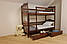 Двох'ярусне ліжко трансформер Сонька з масиву бука, фото 4