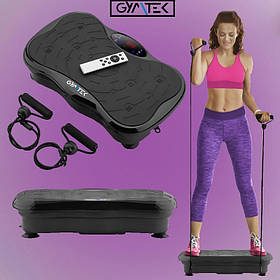Віброплатформа Gymtek чорний. Вібраційна платформа для фітнесу