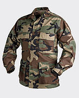 Кітель BDU (Розмір є тільки: M,2XL) - PolyCotton Ripstop - US Woodland - Helikon-tex