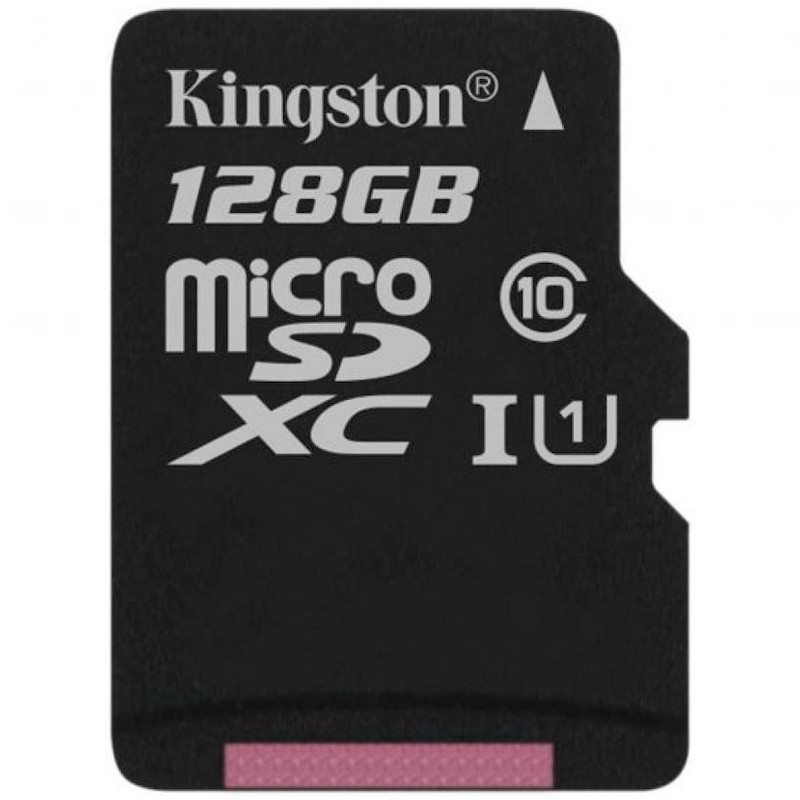 Memory card microSDXC 128Gb KIngston Canvas Select Plus A1 (UHS-1) (R-100Mb/s)