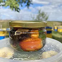 Мед акації сухофрукти асорті 0,1 л (140 грам)