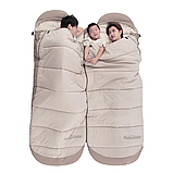 Спальний мішок з капюшоном Naturehike B400 NH21MSD11, бежевий, фото 4