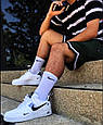 Високі білі шкарпетки бавовняні спортивні 41-44 чоловічі, фото 2