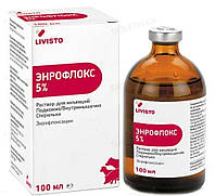 Энрофлокс 5%, 100 мл Livisto (Энрофлоксацин 5%)
