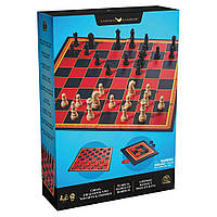 Набір із трьох настільних ігор 'Шахмати, шашки та хрестики-нулики'