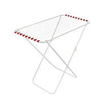 Сушарка для білизни WESTERN HOUSE Надійна біла з червоним