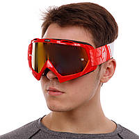 Кроссовые-эндуро очки для мотоцикла, мотоочки SCOYCO G08 красный