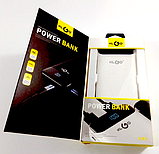 Зовнішній акумулятор Power bank 20000 mAh KLGO KP-89 Чорний Портативна зарядка павербанк для, телефона, УМБ, фото 3