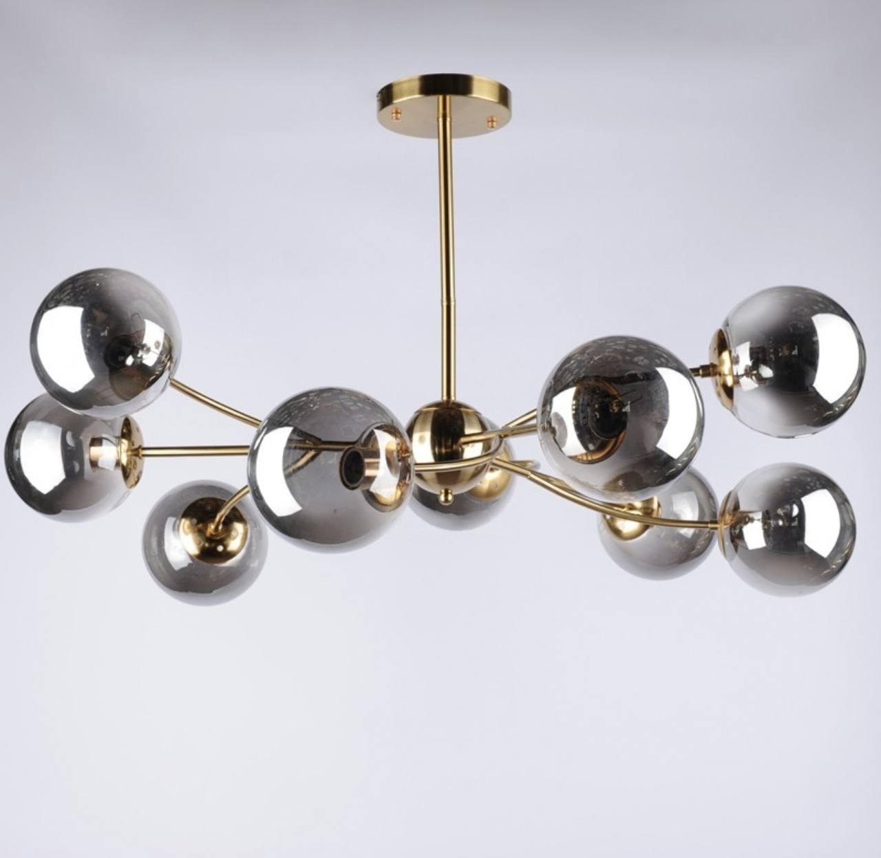 Люстра 2002/9 Antique Bronze-Grey