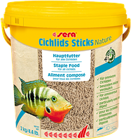 Sera Cichlids Sticks Nature (палички) для цихлід 10000 мл (2 кг)
