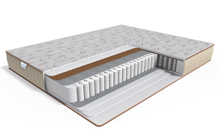 Матрас пружинный ортопедический с кокосовой койрой Platinum / Платинум ...