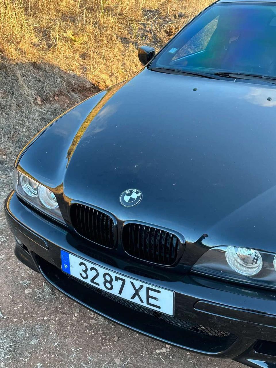 Решітка радіатора BMW E39 БМВ 5 серії Е39 1999-2004 решітки ніздрі чорні Глянець Комплект 2 шт., фото 1