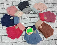 Перчатки детские вязаные (Размеры: С 2-5 лет) "Альпака Одинарные"