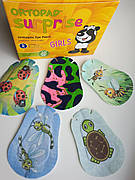 Італійський гіпоалергенний дитячий очний пластир Ortopad, лімітована серія "Surprise" для дівчаток Regular
