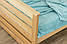 Ліжко Телесик односпальне з масиву бука, фото 8