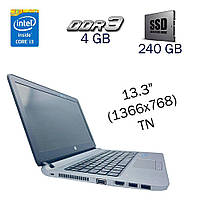 Нетбук HP ProBook 430 G2 /13.3"/Core i3 2 ядра 2.1GHz/4GB DDR3/240GB SSD/HD Graphics 5500/АКБ не держит