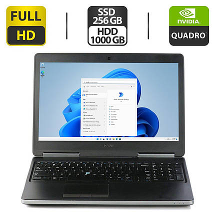 Мобільна робоча станція Dell Precision 7520 / 15.6" (1920x1080) TN / Intel Core i7-6820HQ (4 (8) ядра по 2.7, фото 1