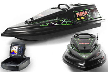 GPS (MaxiCortex) Ехолот Lucky918 Прикормочний кораблик Фурія Шторм