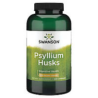 Подорожник Swanson Psyllim Husks 610mg 300 капсул