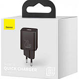 Блок зарядки Type C Baseus CCSUP-B01 Type-C QC 3A Black (SH020305), фото 6
